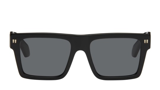 Occhiali da sole unisex Luxury Off White OERI109 LAWTON SUNGLASSES 1307 black dark grey nuova collezione