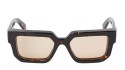 Off White OERI146 SILVERSTONE  SUNGLASSES 6062 havana camel