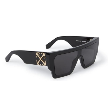 Occhiali da sole unisex Luxury Off White OERI14F MARION SUNGLASSES 1007 black dark grey nuova collezione 2