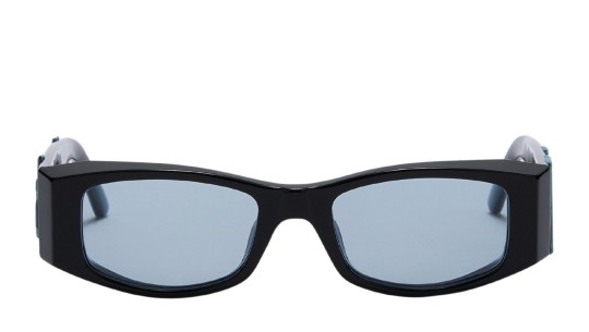 Occhiali da sole unisex Luxury Palm Angels PERI007 ANGEL SUNGLASSES 1040 black  light blue nuova collezione