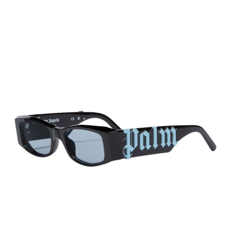Occhiali da sole unisex Luxury Palm Angels PERI007 ANGEL SUNGLASSES 1040 black  light blue nuova collezione 2