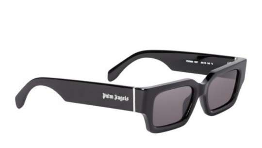 Occhiali da sole unisex Luxury Palm Angels PERI086 HYDE SUNGLASSES 1007 black dark grey nuova collezione