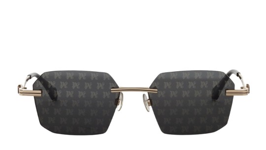 Occhiali da sole unisex Luxury Palm Angels PERI10G QUARTZ SUNGLASSES 7607 gold dark grey nuova collezione