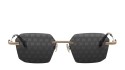 Palm Angels PERI10H CRYSTAL SUNGLASSES 7607 gold dark grey