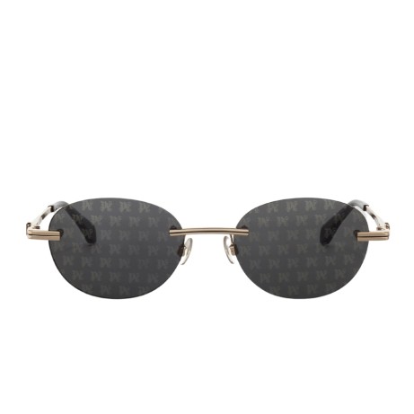 Palm Angels PERI10H CRYSTAL SUNGLASSES 7607 gold dark grey