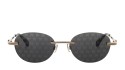 Palm Angels PERI10H CRYSTAL SUNGLASSES 7607 gold dark grey