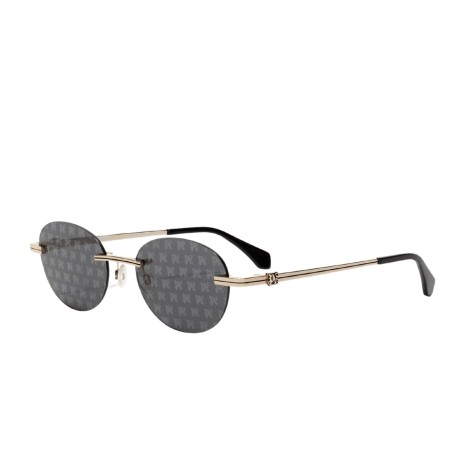 Palm Angels PERI10H CRYSTAL SUNGLASSES 7607 gold dark grey 2
