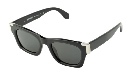 Occhiali da sole unisex Luxury Palm Angels PERI101 WESTPORT SUNGLASSES 1007 black dark grey nuova collezione