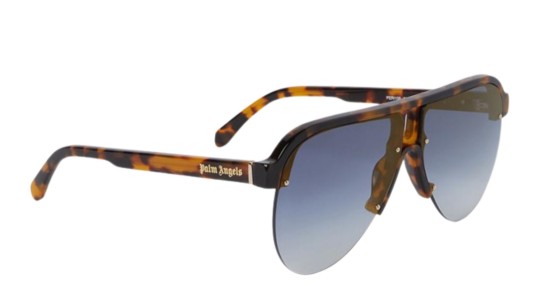 Occhiali da sole unisex Luxury Palm Angels PERI10B TRINITY SUNGLASSES 6048 havana blue gradient nuova collezione