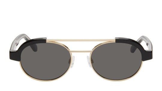 Occhiali da sole unisex Luxury Palm Angels PERI10C ARTESIA SUNGLASSES 1007 black gold dark grey nuova collezione