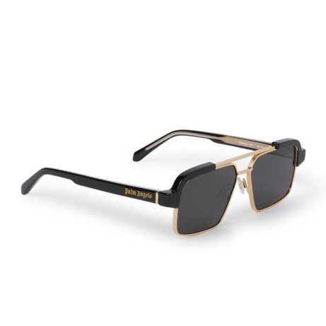 Occhiali da sole unisex Luxury Palm Angels PERI10D PANORAMA SUNGLASSES 1007 black gold dark grey nuova collezione 2