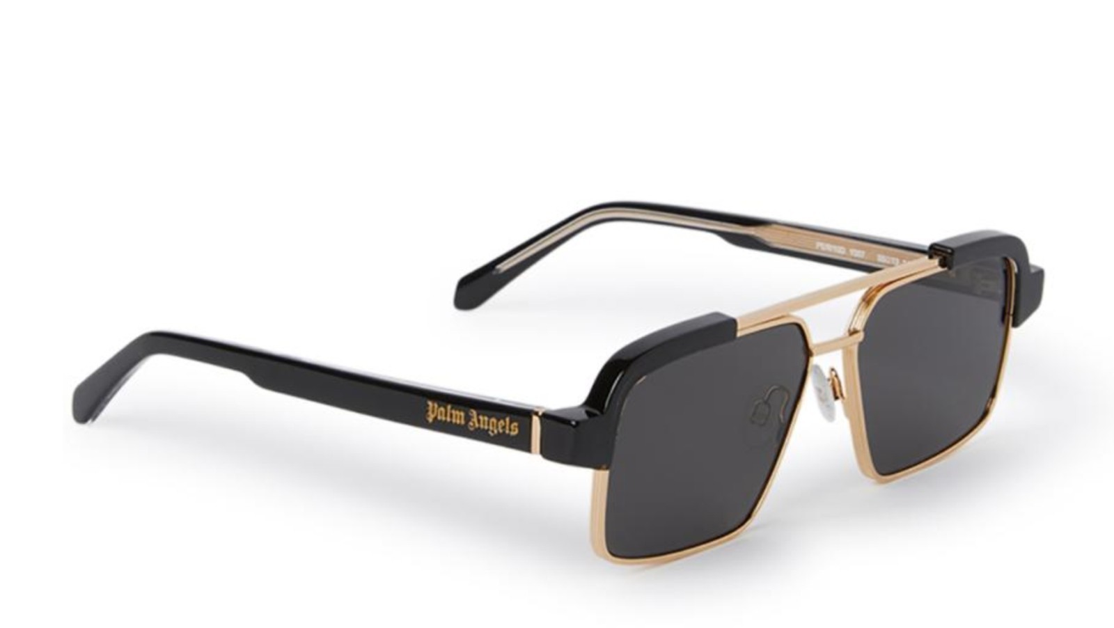 Palm Angels PERI10D PANORAMA SUNGLASSES 1007 black gold dark grey