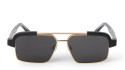 Palm Angels PERI10D PANORAMA SUNGLASSES 1007 black gold dark grey