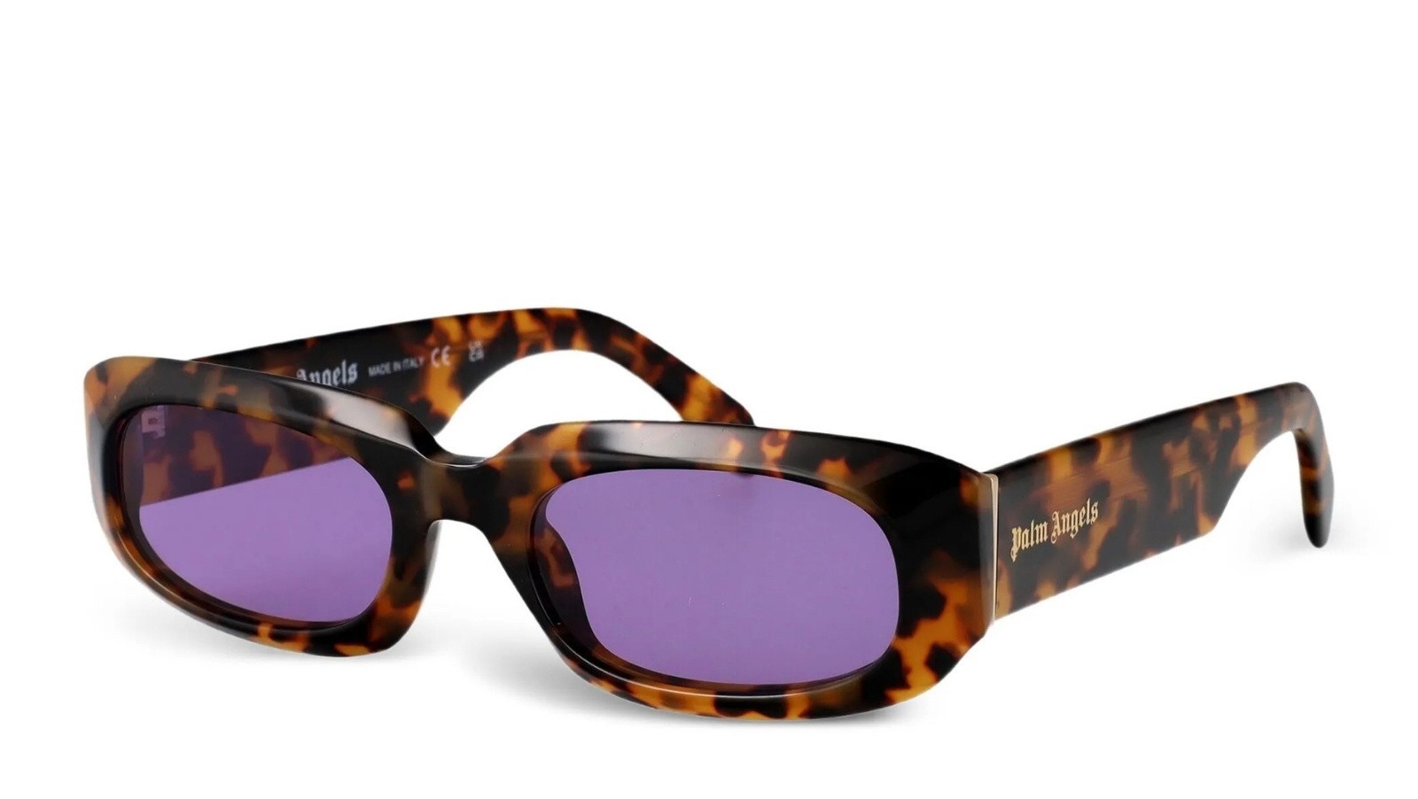 Occhiali da sole unisex Luxury Palm Angels PERI104 NOAH SUNGLASSES 6037 havana purple nuova collezione