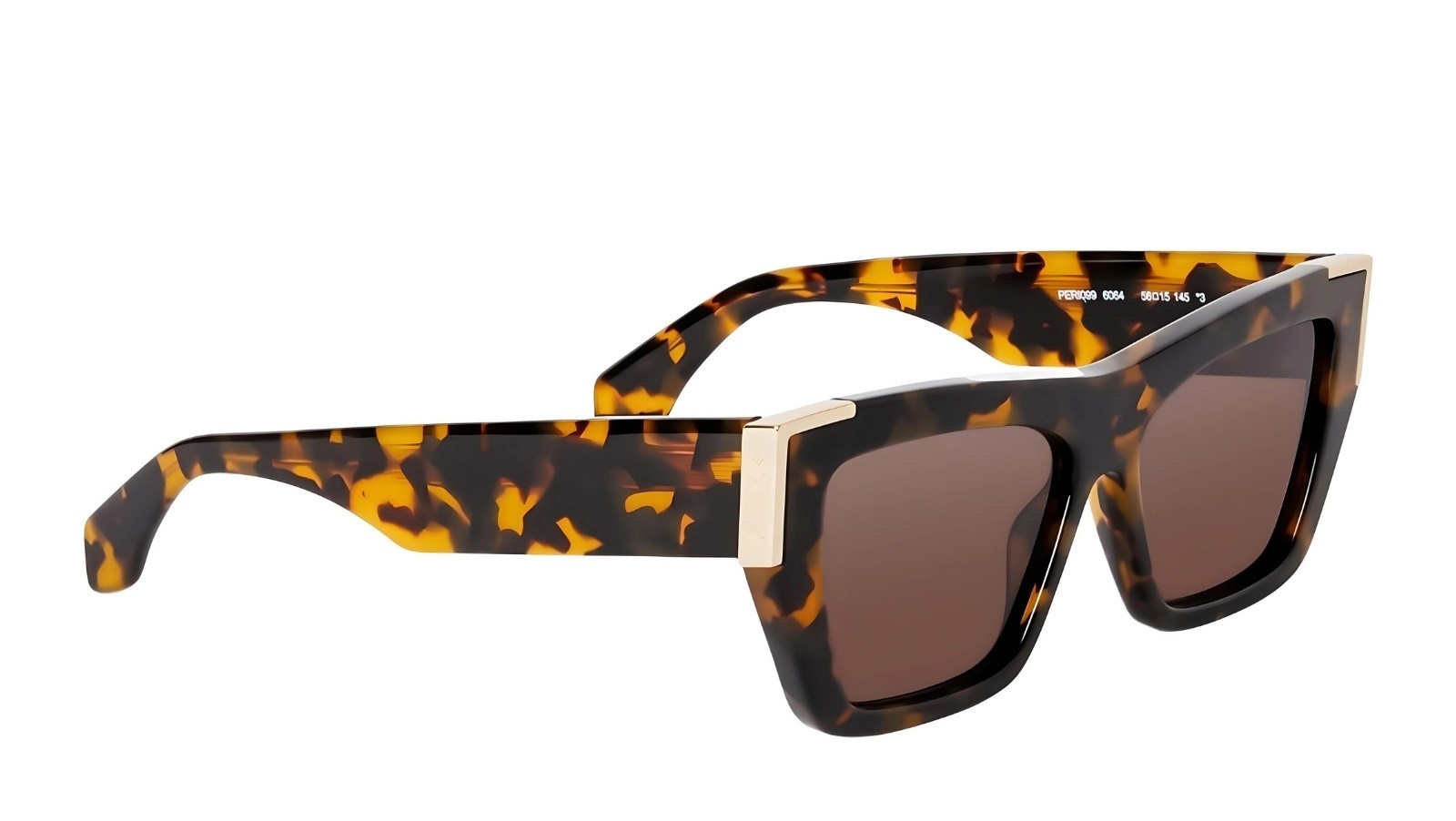 Occhiali da sole unisex Luxury Palm Angels PERI099 HOLLYWOOD SUNGLASSES 6064 havana brown nuova collezione