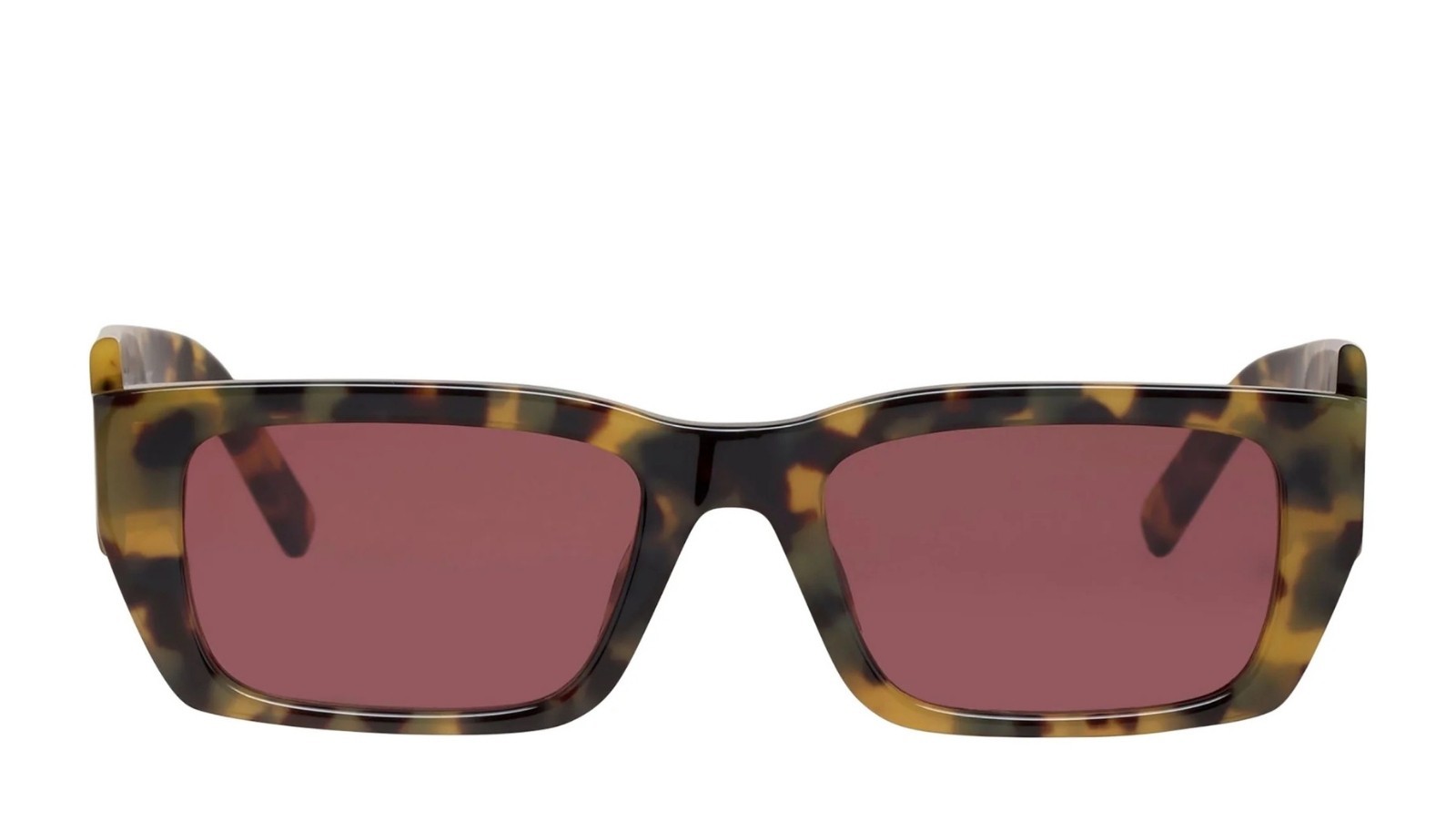 Occhiali da sole unisex Luxury Palm Angels PERI094 HARMONY SUNGLASSES 0107 white dark grey nuova collezione