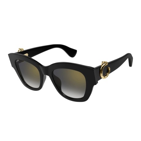 Occhiali da sole donna Luxury Cartier CT0547S 001 black black grey nuova collezione 2