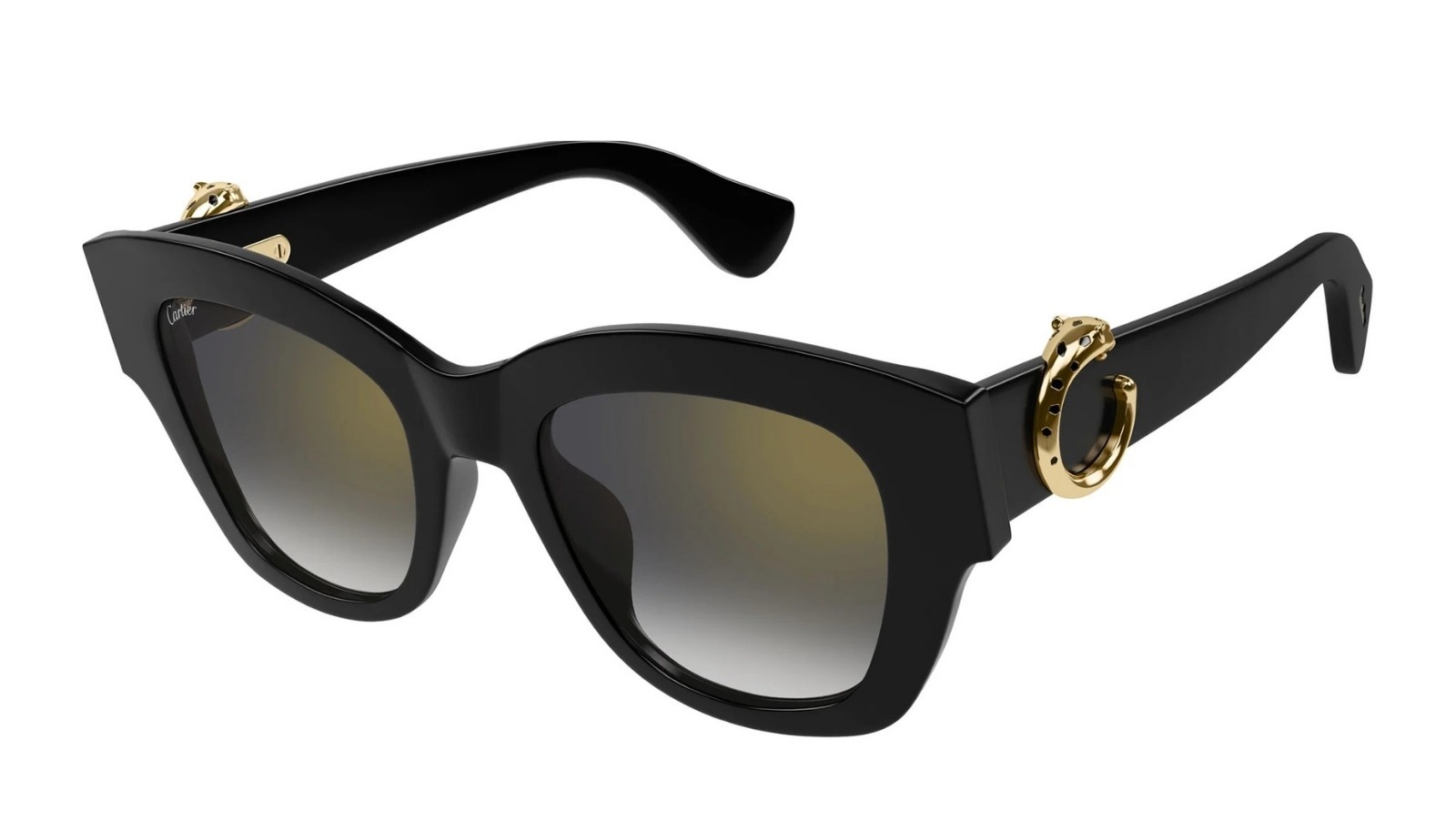 Occhiali da sole donna Luxury Cartier CT0547S 001 black black grey nuova collezione