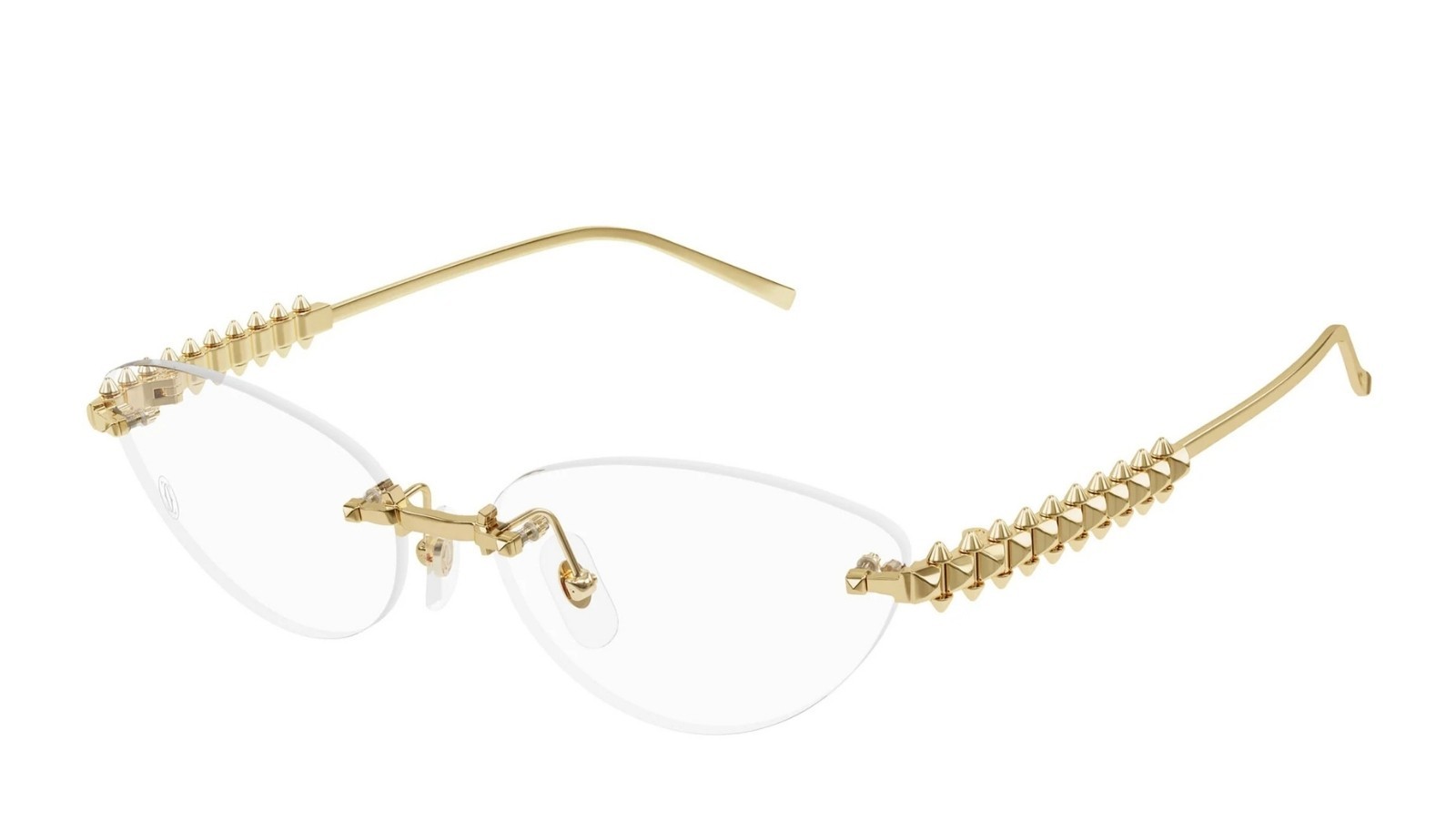 Cartier CT0565O 001 gold gold transparent