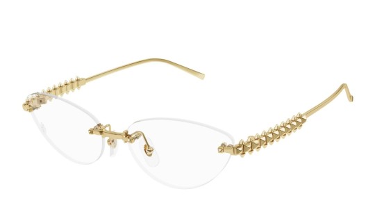 Cartier CT0565O 001 gold gold transparent