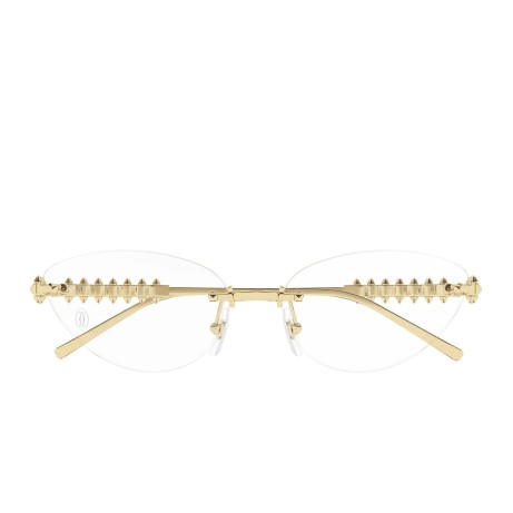 Cartier CT0565O 001 gold gold transparent