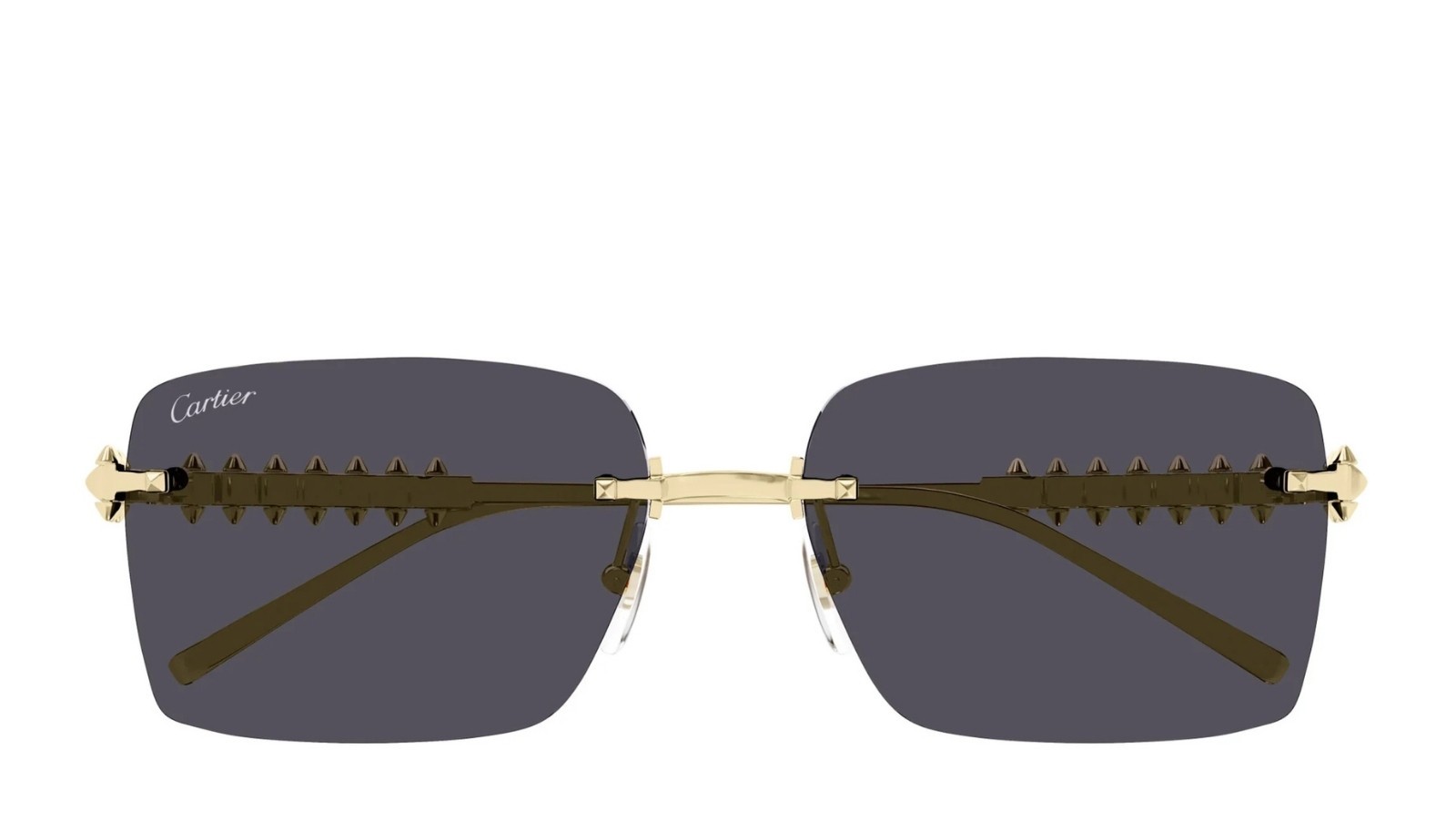 Occhiali da sole donna Luxury Cartier CT0545S 002 gold gold smoke nuova collezione