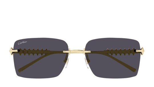 Occhiali da sole donna Luxury Cartier CT0545S 002 gold gold smoke nuova collezione Occhiali da sole donna Luxury Cartier CT0545S 002 gold gold smoke nuova collezione