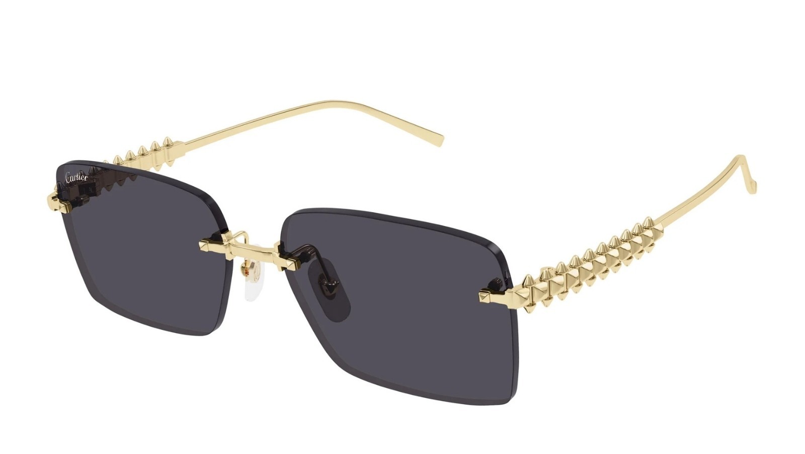 Occhiali da sole donna Luxury Cartier CT0545S 002 gold gold smoke nuova collezione