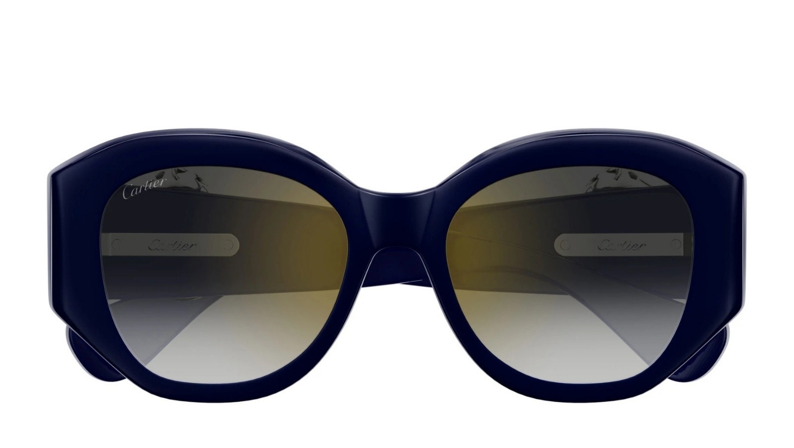 Occhiali da sole donna Luxury Cartier CT0502S 003 blue blue grey nuova collezione