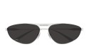 Balenciaga BB0417S 002 silver silver grey