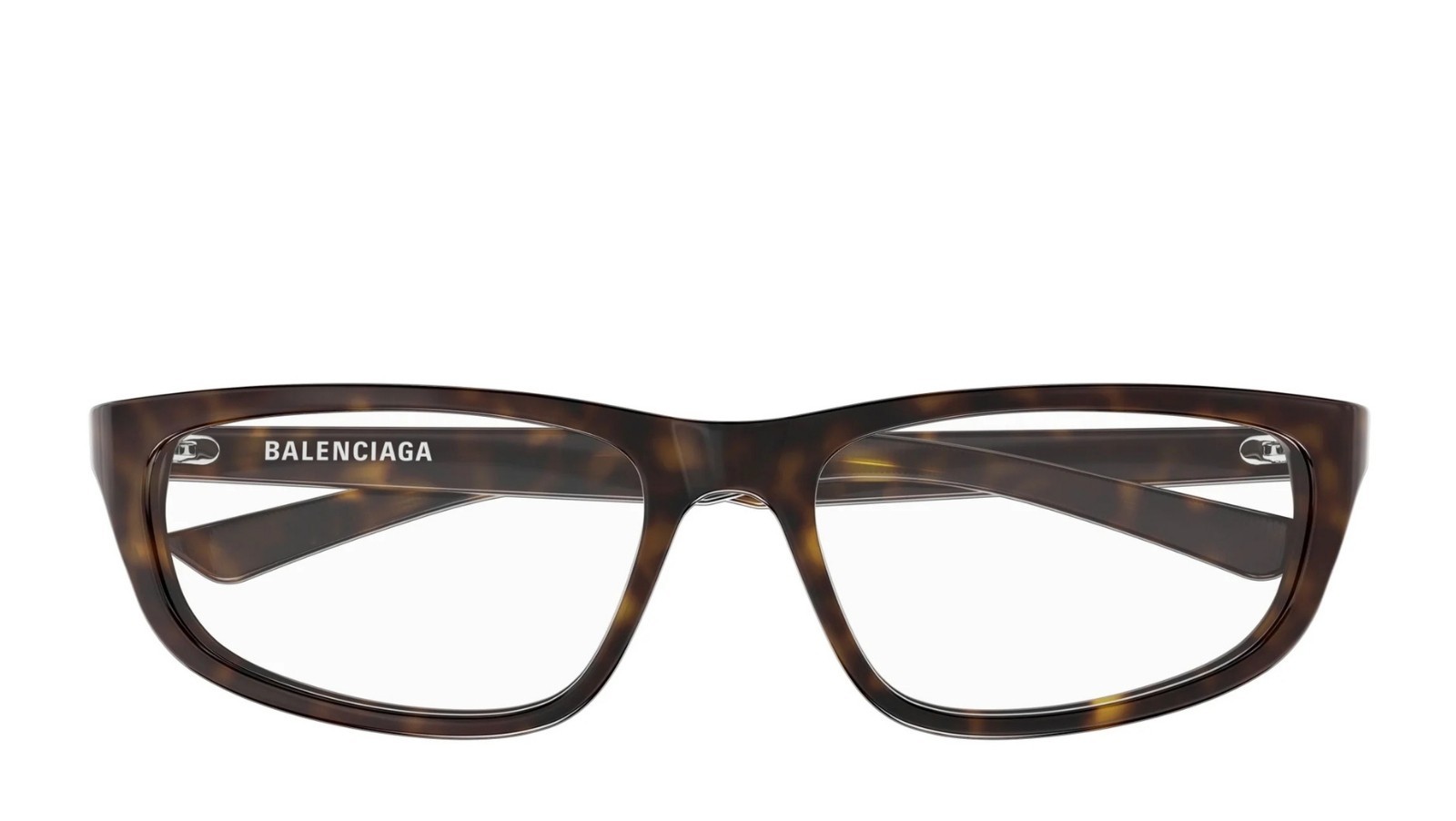 Occhiali da sole uomo Luxury Balenciaga BB0407O 002 havana havana transpa nuova collezione