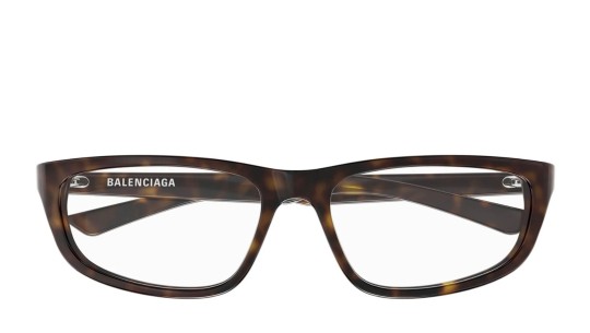 Occhiali da sole uomo Luxury Balenciaga BB0407O 002 havana havana transpa nuova collezione