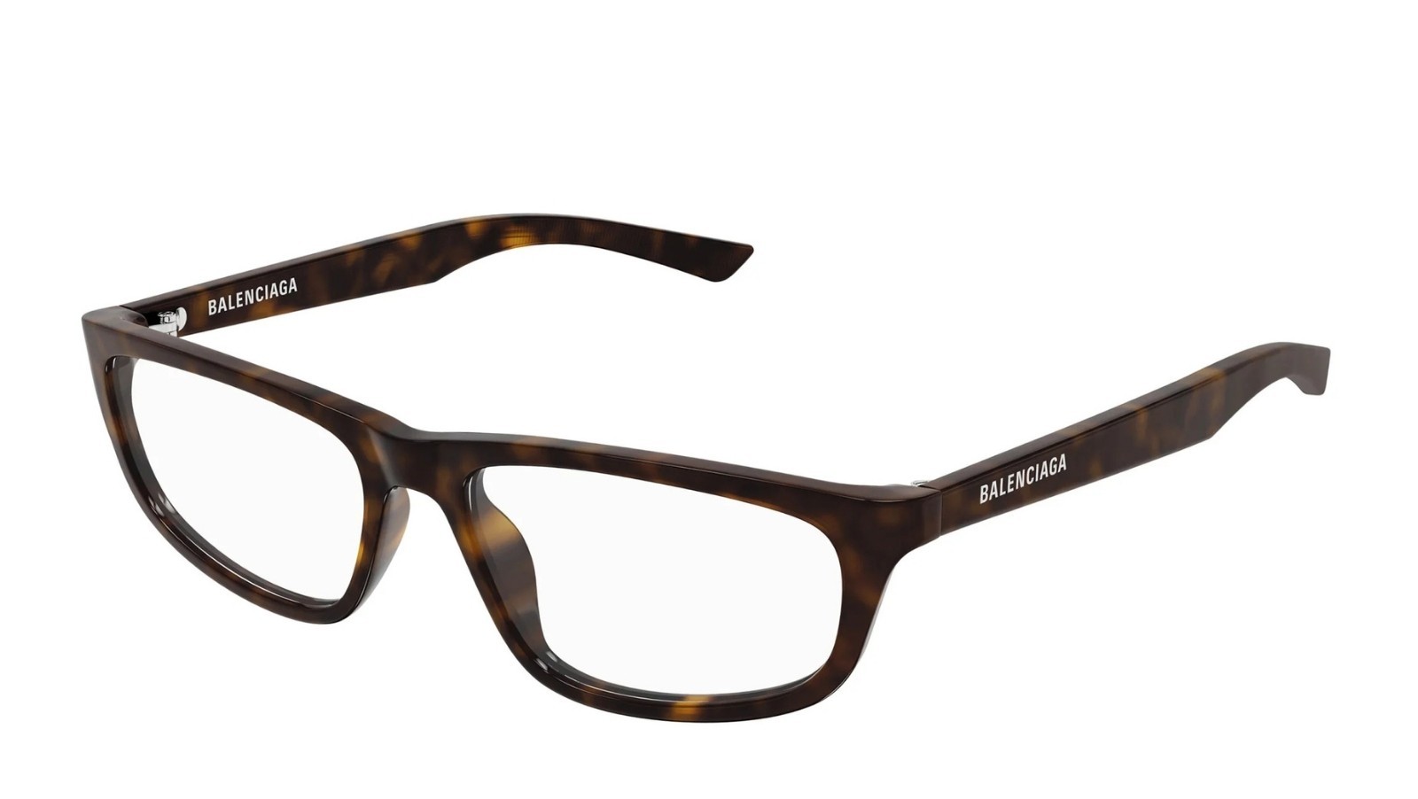 Occhiali da sole uomo Luxury Balenciaga BB0407O 002 havana havana transpa nuova collezione