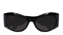 Occhiali da sole donna Luxury Balenciaga BB0394S 003 black black grey nuova collezione