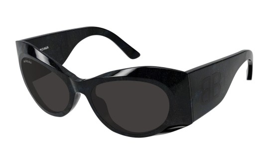 Occhiali da sole donna Luxury Balenciaga BB0394S 003 black black grey nuova collezione