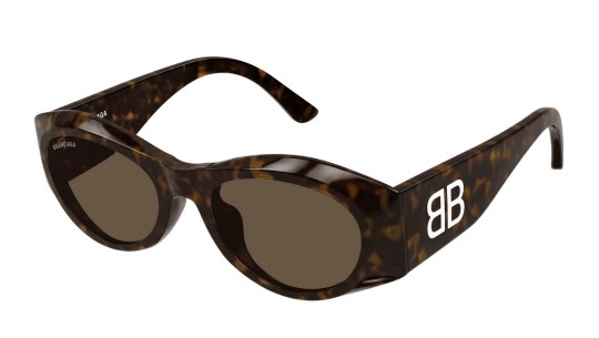 Occhiali da sole donna Luxury Balenciaga BB0396SK 002 havana havana brown nuova collezione