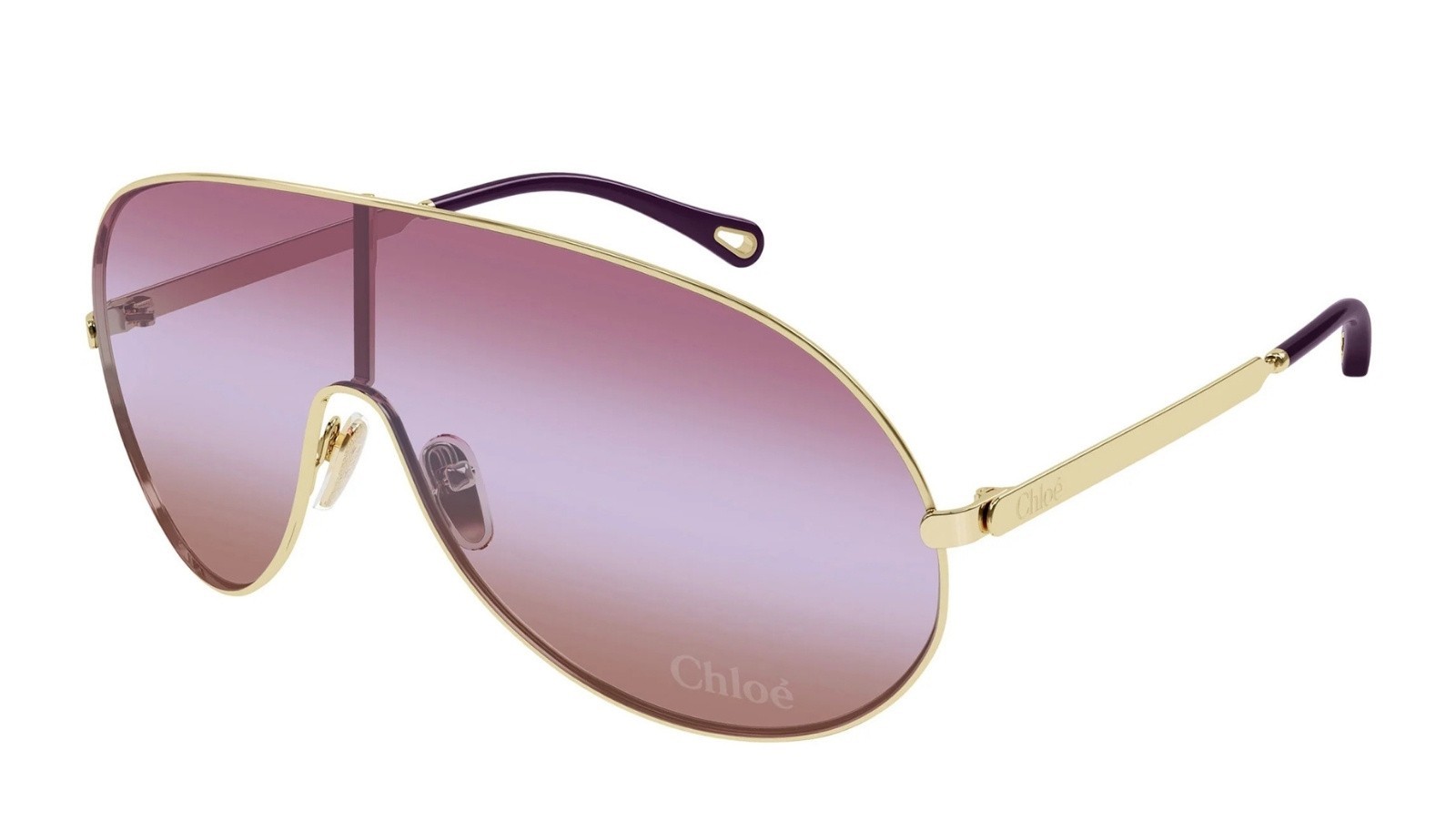 Occhiali da sole donna Luxury Chloé CH0283S 003 gold gold red nuova collezione
