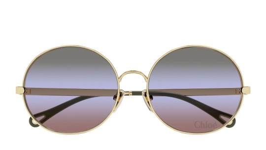 Occhiali da sole donna Luxury Chloé CH0281S 004 gold gold green nuova collezione