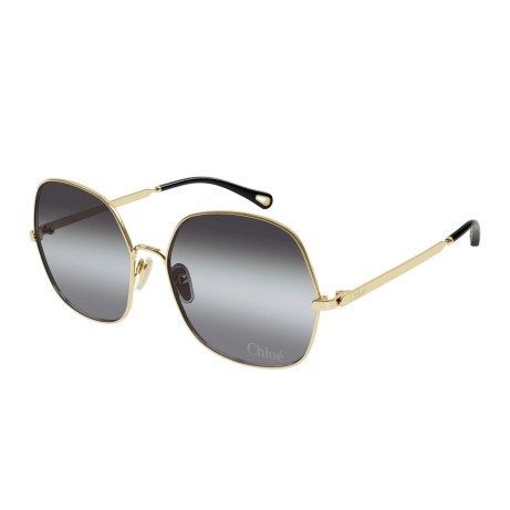 Occhiali da sole donna Luxury Chloé CH0282S 001 gold gold grey nuova collezione 2
