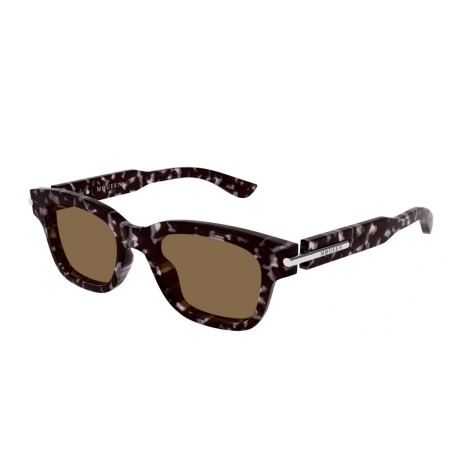 Occhiali da sole unisex Luxury Alexander Mcqueen AM0497S 002 havana havana brown nuova collezione 2