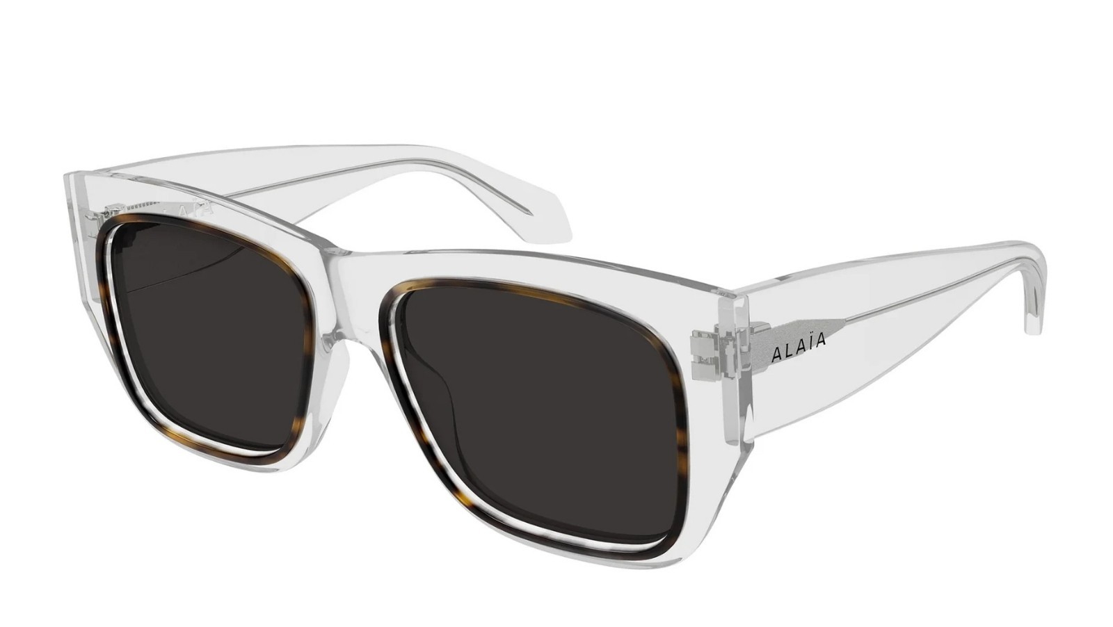 Occhiali da sole donna Luxury Azzedine Alaïa AA0090S 001 crystal crystal grey nuova collezione