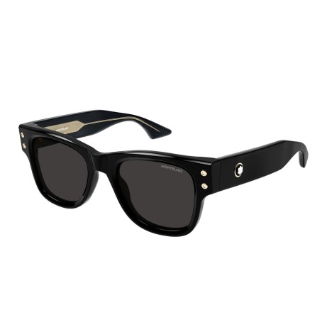 Occhiali da sole uomo Luxury Montblanc MB0381S 001 black black grey nuova collezione 2