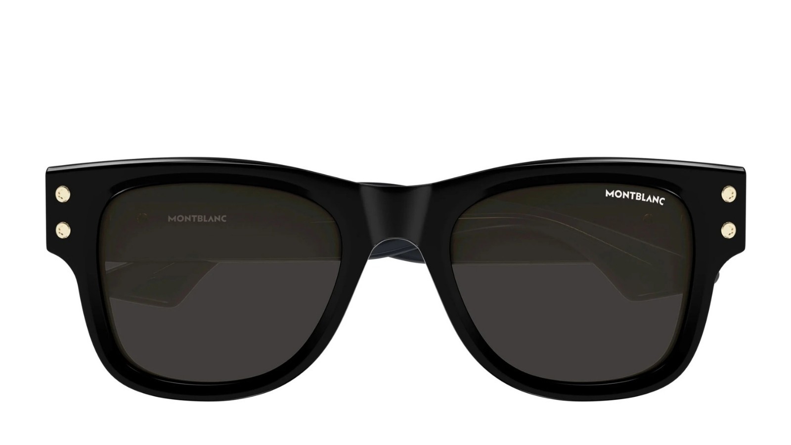 Occhiali da sole uomo Luxury Montblanc MB0381S 001 black black grey nuova collezione