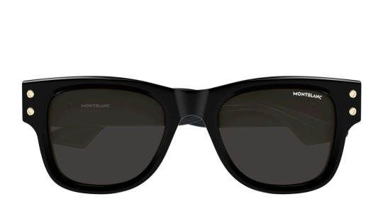 Occhiali da sole uomo Luxury Montblanc MB0381S 001 black black grey nuova collezione