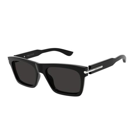Occhiali da sole uomo Luxury Alexander Mcqueen AM0495S 001 black black grey nuova collezione 2
