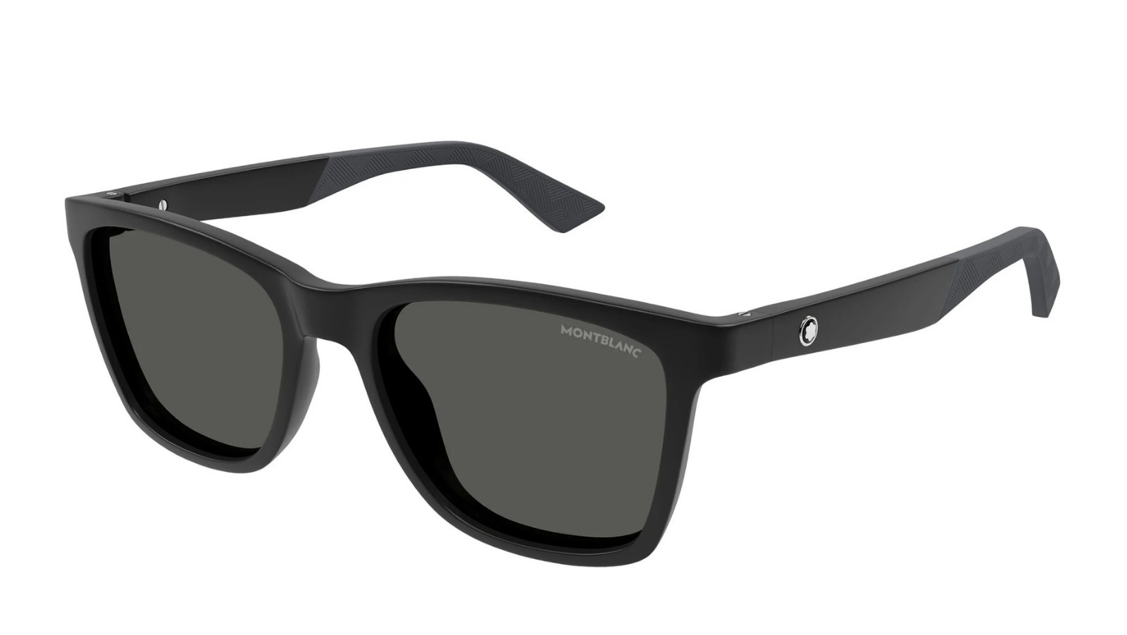 Occhiali da sole uomo Luxury Montblanc MB0399S 002 black black grey nuova collezione