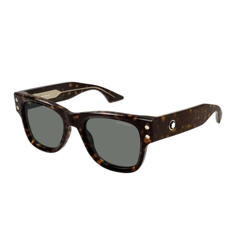 Occhiali da sole uomo Luxury Montblanc MB0381S 002 havana havana grey nuova collezione 2