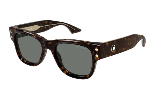 Occhiali da sole uomo Luxury Montblanc MB0381S 002 havana havana grey nuova collezione