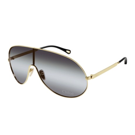 Occhiali da sole donna Luxury Chloé CH0283S 001 gold gold grey nuova collezione 2