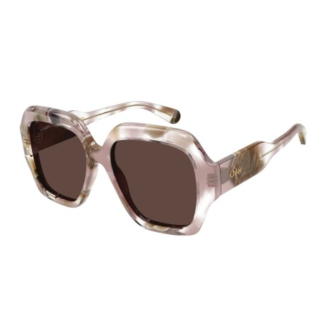Occhiali da sole donna Luxury Chloé CH0154S 013 pink pink brown nuova collezione 2